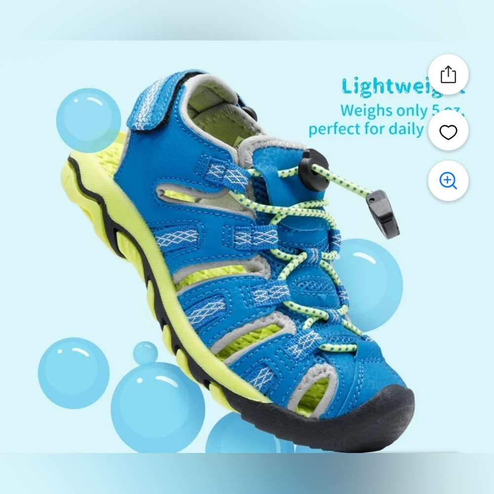 Dream Pairs Kids Summer Athletic Outdoor Sports Sandals Toddler Boy 6 - Picture 11 of 11